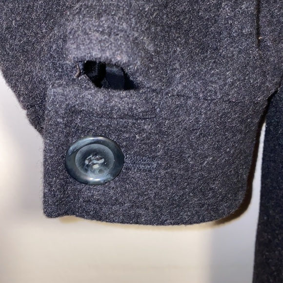 JF J.Ferrar Large Black Wool Coat - Picture 14 of 16